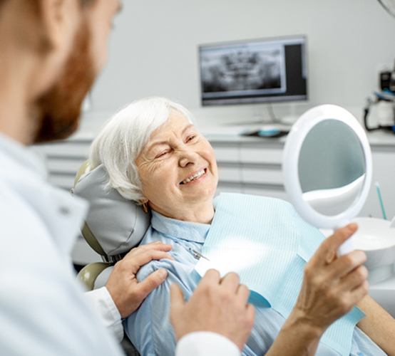Different types of partials and dentures