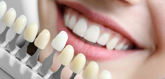 a patient undergoing a cosmetic dental treatment